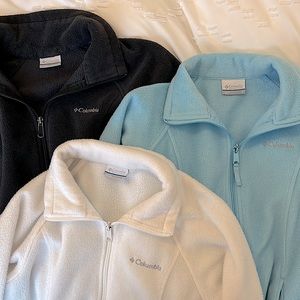 Set of 3 Columbia fleece jackets
